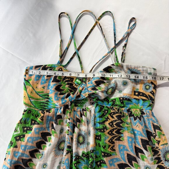 Anthropologie Daily Practice The Last Sunset Dress Size Sm Cut Out Baby Doll - Picture 11 of 11